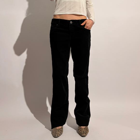 J.Crew Pants - J.Crew Black Corduroy Bootcut Pants - Size 4 Tall